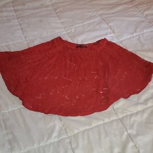 Maroon Cover-up Top